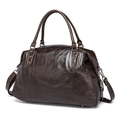 Sac voyage cuir vue intérieure