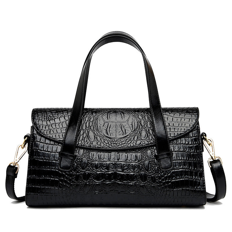 Sac boston pillow noir tendance