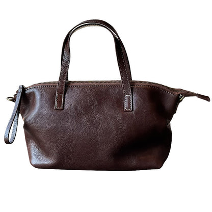 Sac dumpling cuir vert avocat froissé Jeanne Vogalia Paris