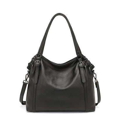 VOGALIA Sac à main femme en cuir de vache – grande capacité