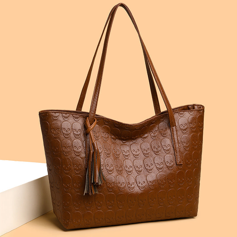 Myriam tote marron grande capacité