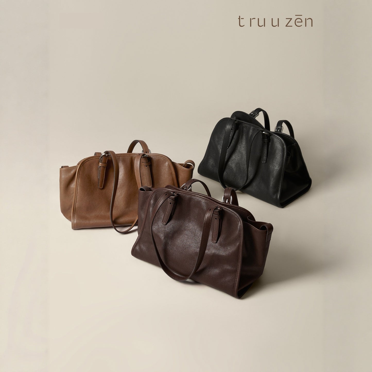 Sac bandoulière cuir rétro café