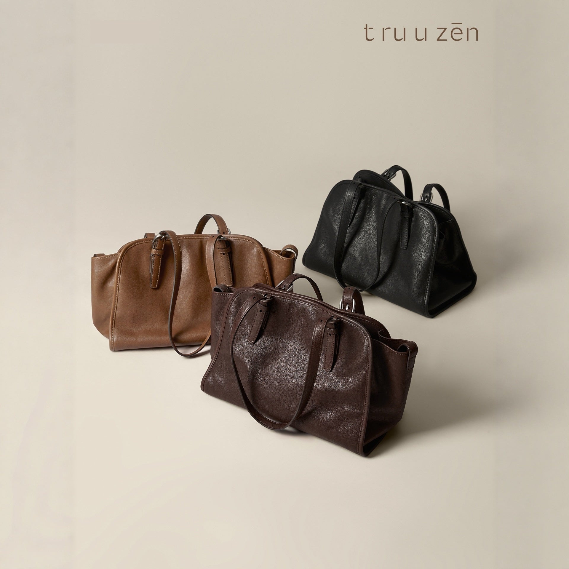 Sac bandoulière cuir rétro café