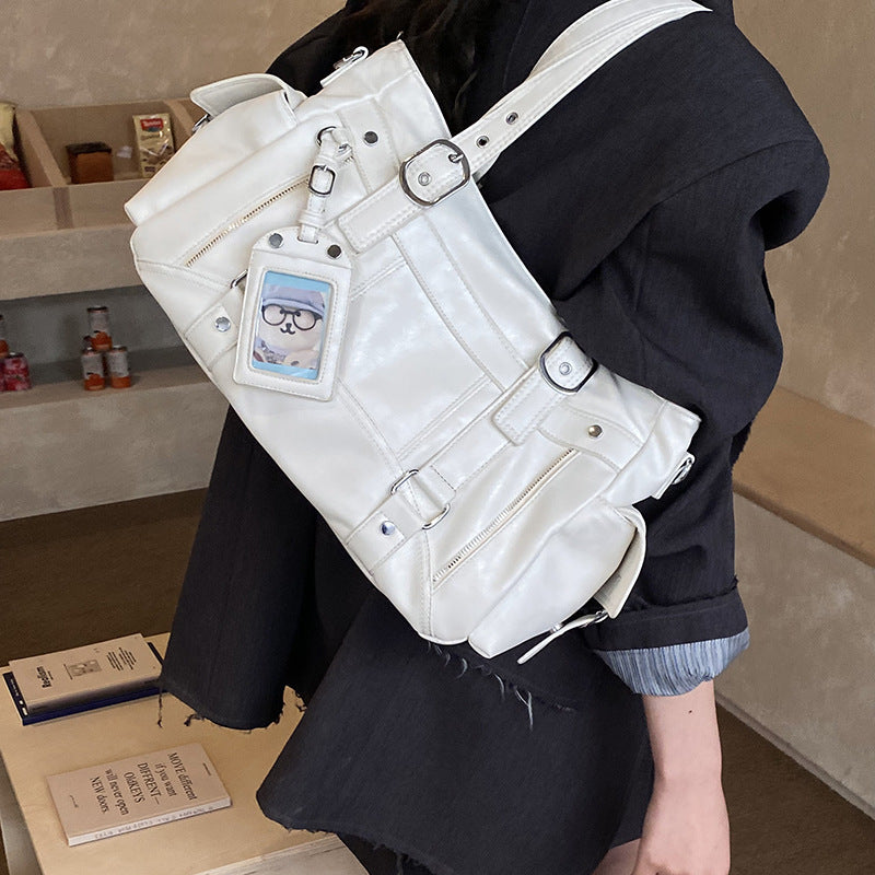 Tote bag blanc bandoulière