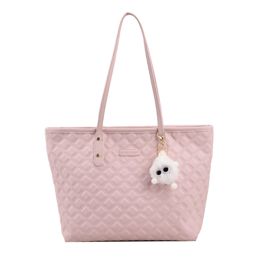 Sac épaule commuter losange noir