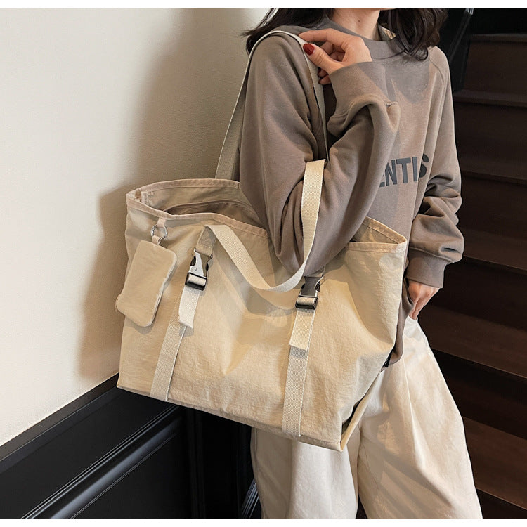 Tote messenger noir