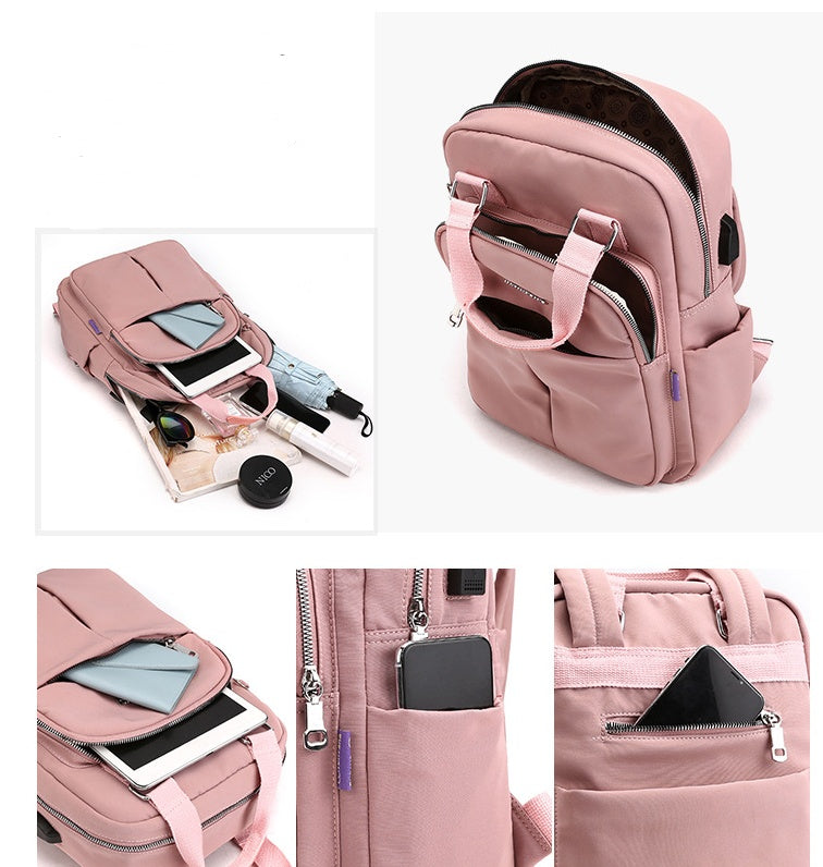 Sac dos USB vert