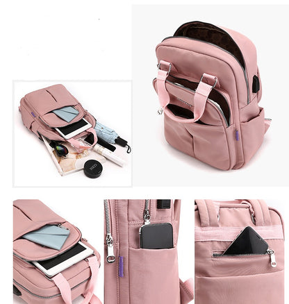 Sac dos USB vert