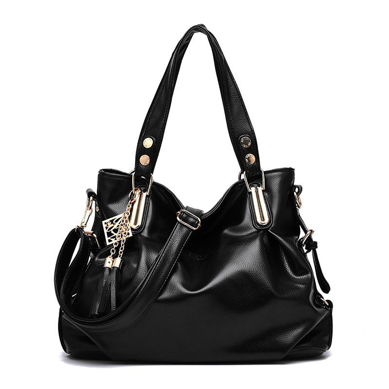 Sac cuir messenger vue face