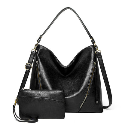 Sac diagonal marron clair vue face