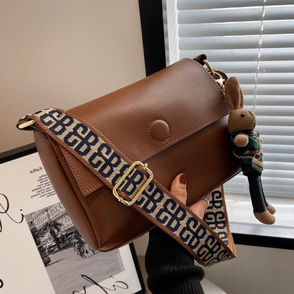 Mini sac carré marron Instagram