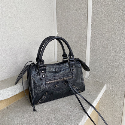 Sac messenger vintage vue profil
