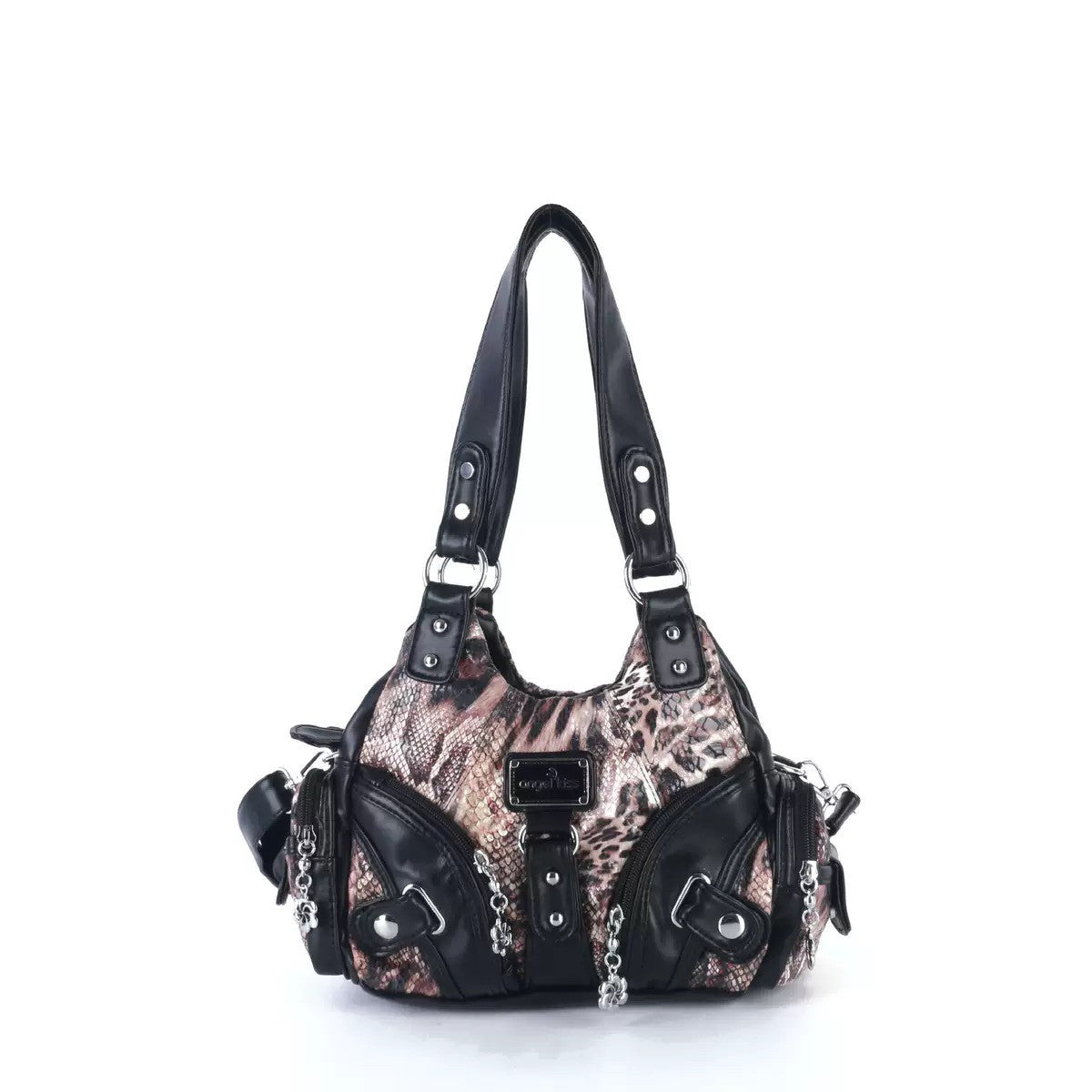 Sac léopard noir