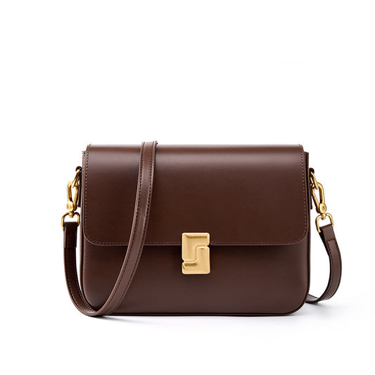 Sac épaule cuir vachette beige Fatima Vogalia Paris