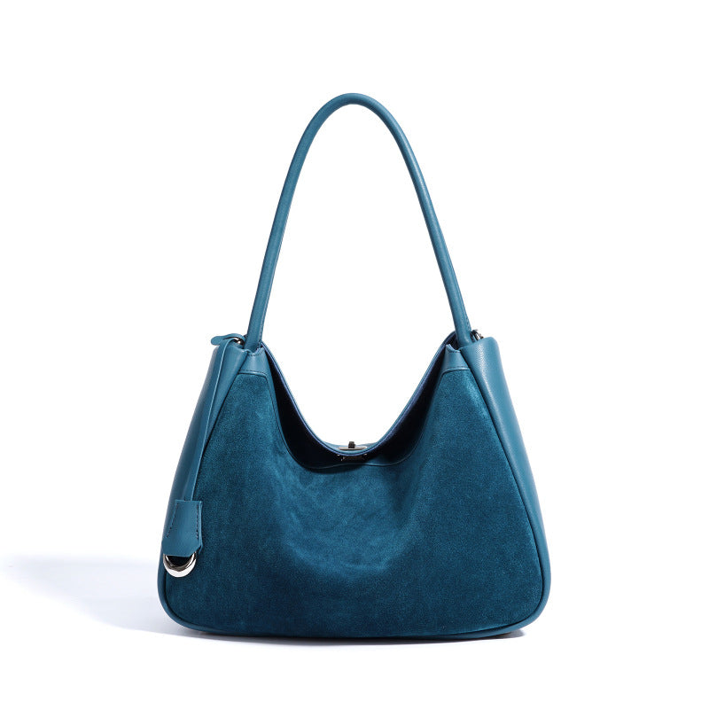 Tote cuir mat café foncé