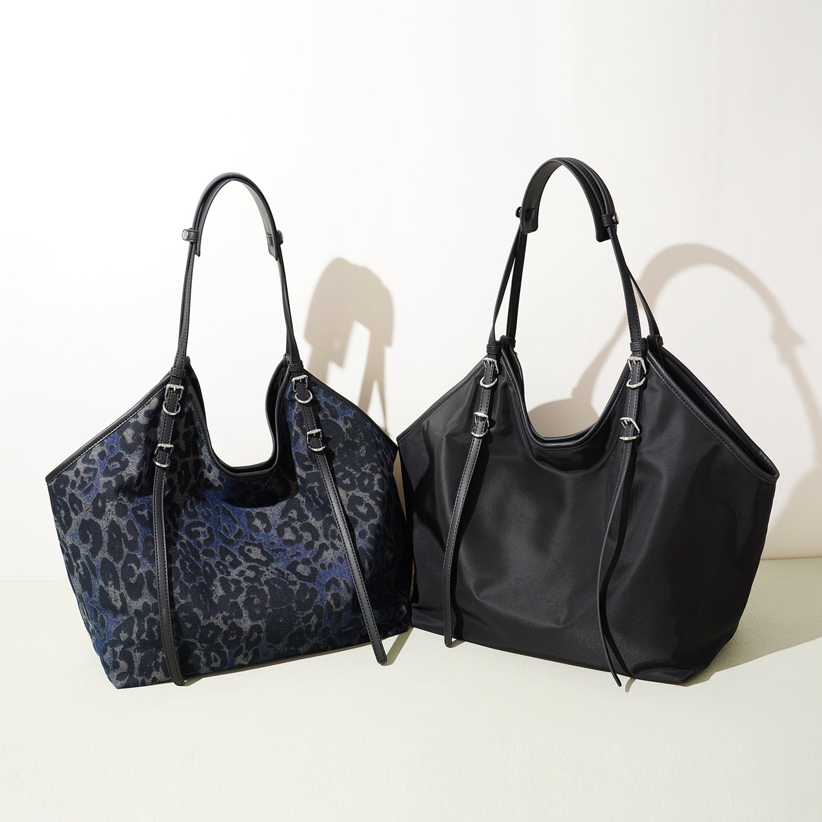 Forme coquille unique sac denim femme spacieuse distinctive casual voyage confortable