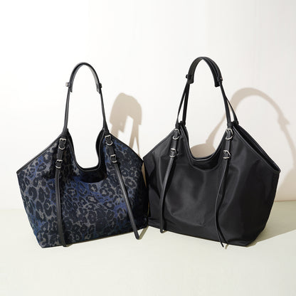 Forme coquille unique sac denim femme spacieuse distinctive casual voyage confortable