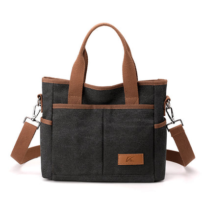 Sac canvas kaki