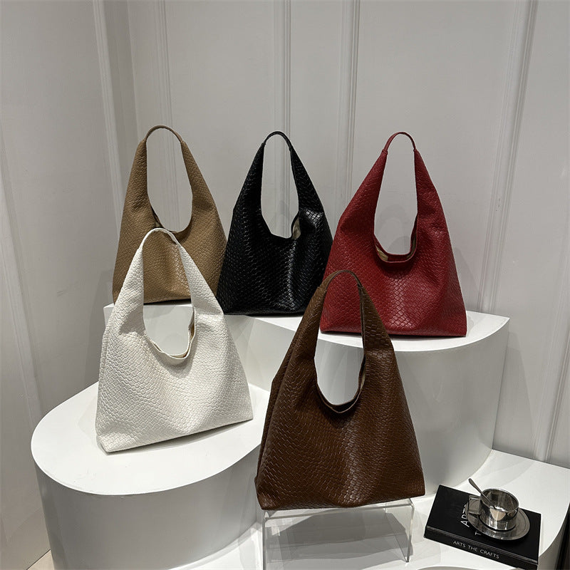 Sac seau PU blanc tendance