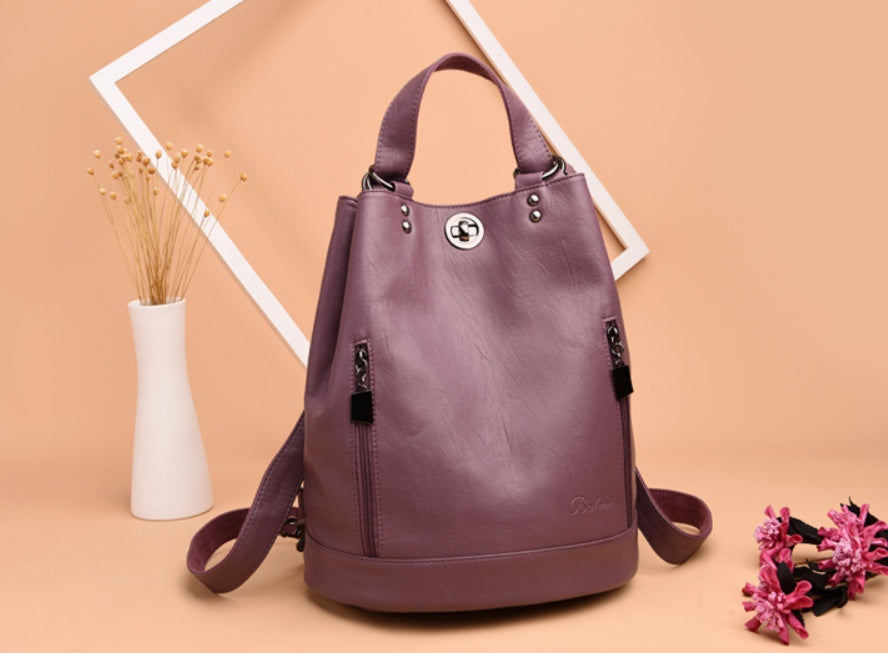 Sac seau PU violet