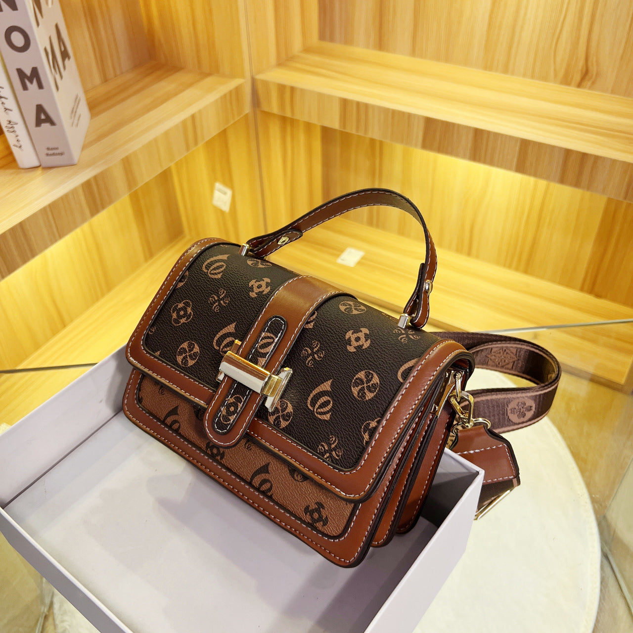 Sac à Main Femme Carré Cuir PU