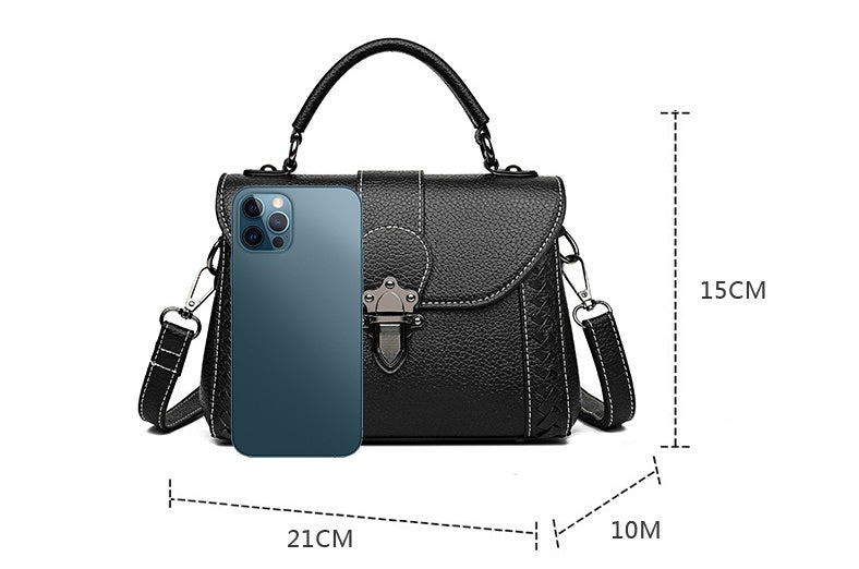 Sac à épaule rétro femme – cuir souple