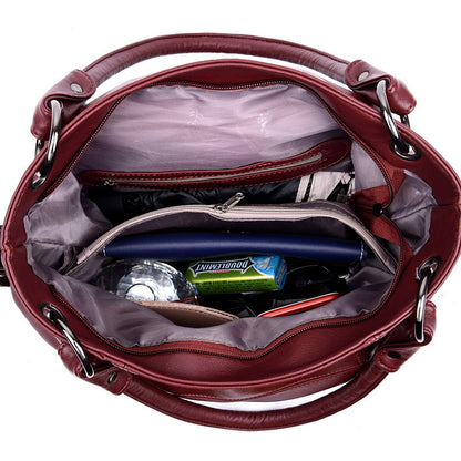 Sac bordeaux wine red élégant sophistiqué femme forme bucket franges bohème