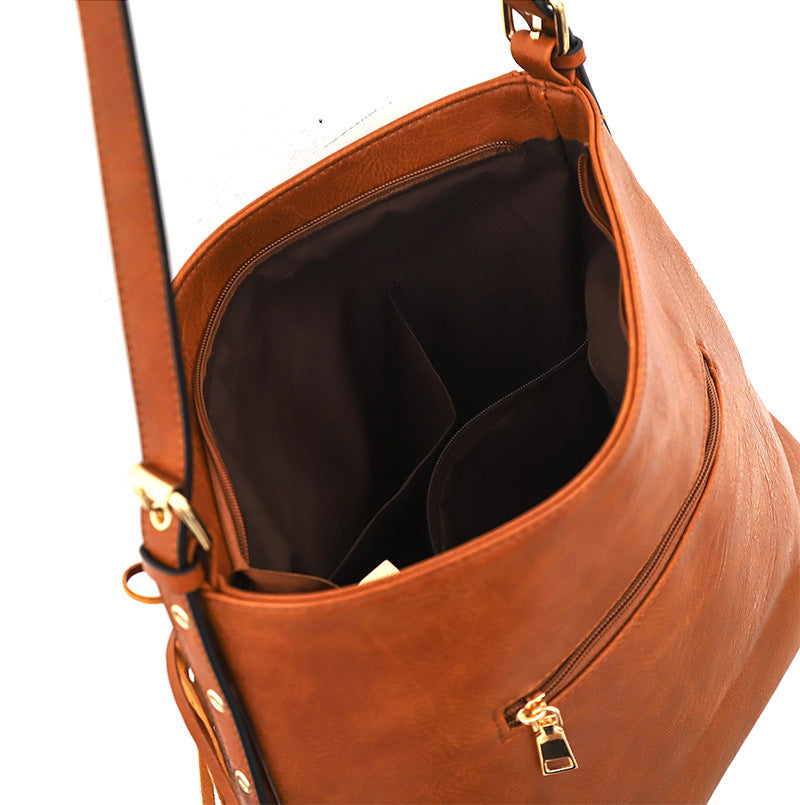 Sac messenger rivets vue intérieure