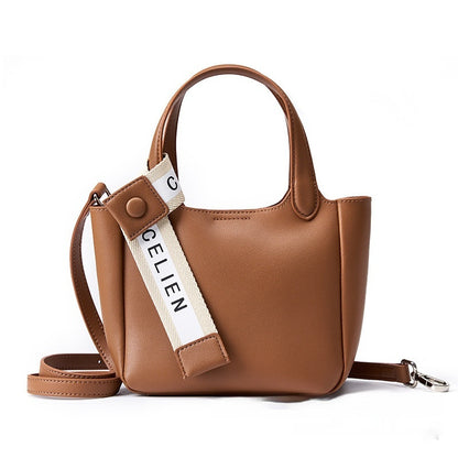 Sac Seau en Cuir Véritable – Bandoulière Ajustable, Grande Capacité