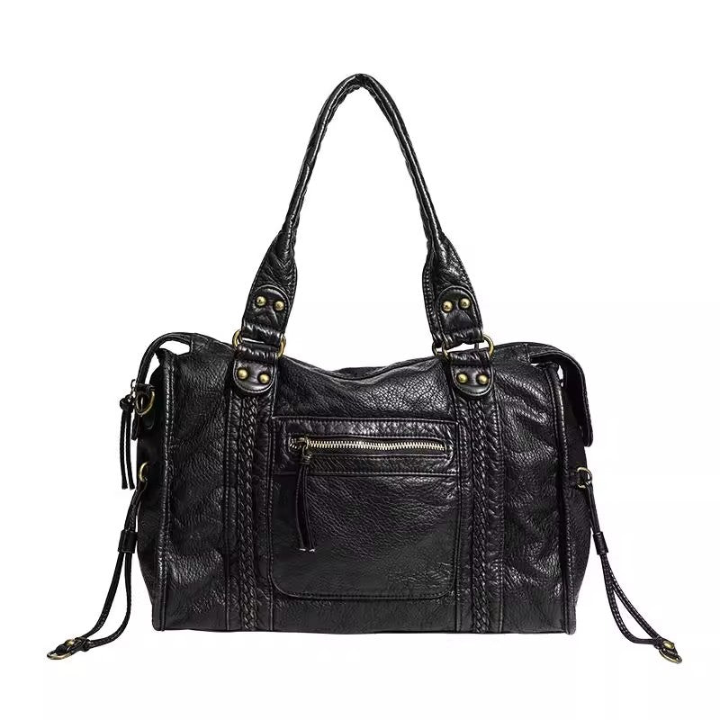 Sac Cours PU Rétro Coutures — Xenia