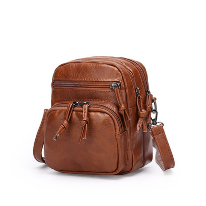 Mini sac à main femme cuir PU noir style coréen