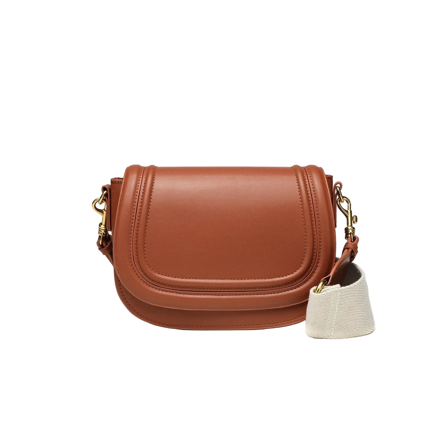 Sac crossbody large bandoulière noir arrondi
