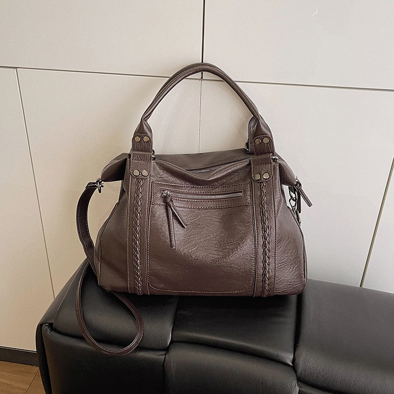 Sac crossbody rétro vue face