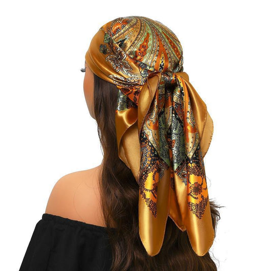 Grand châle foulard imprimé créatif style 1