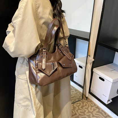 Sac messenger marron hiver