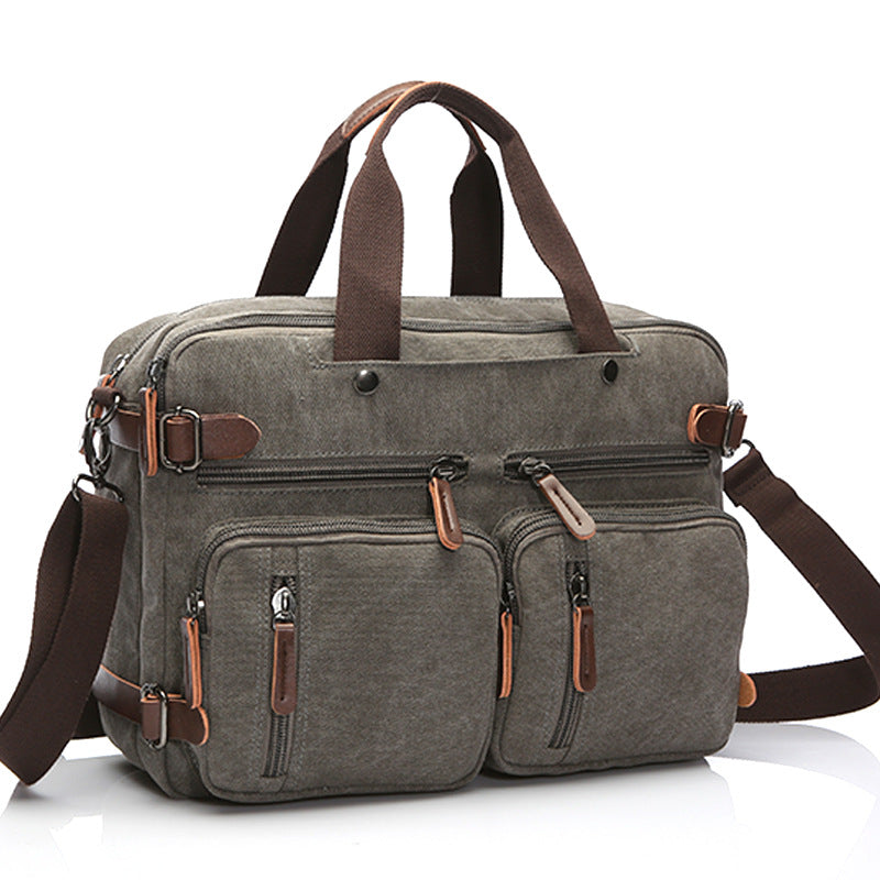 Sac dos crossbody gris