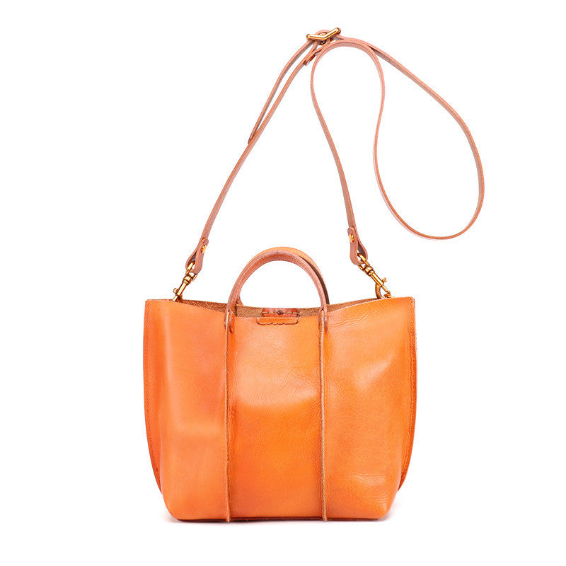 Sac cuir multicouche vert