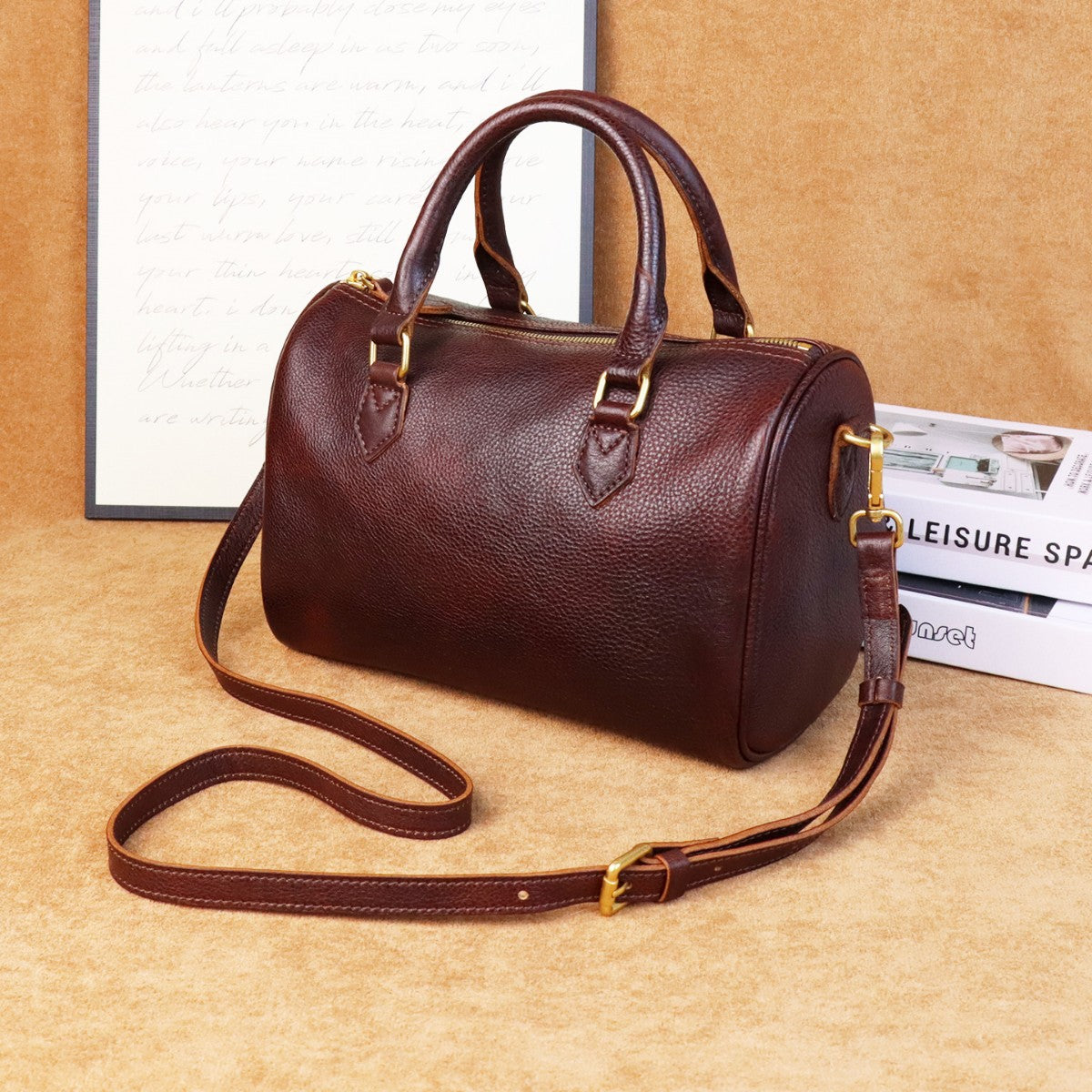 Sac cuir rétro 3 coloris