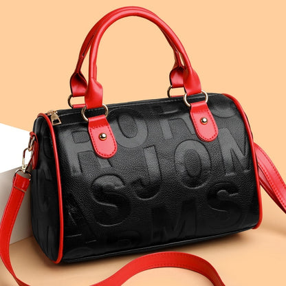 Genuine Leather Shoulder Bag – Large Capacity