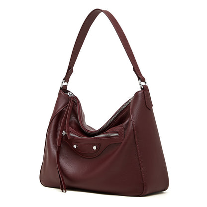 Sac crossbody cuir véritable noir femme