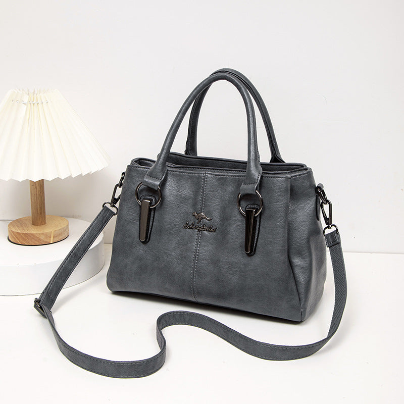 Sac crossbody cuir souple vue face