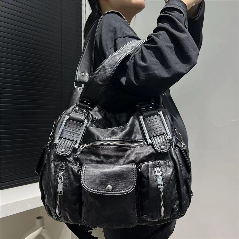 Éva messenger noir vintage