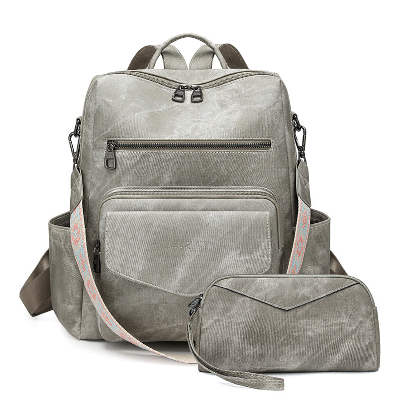 Set sac à dos PU bleu résistant
