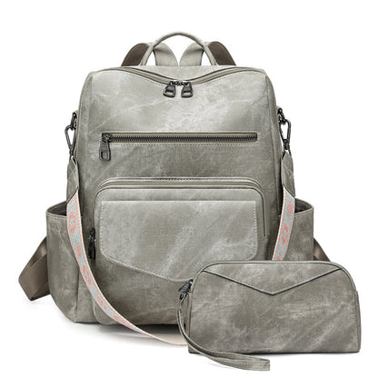 Set sac à dos PU bleu résistant