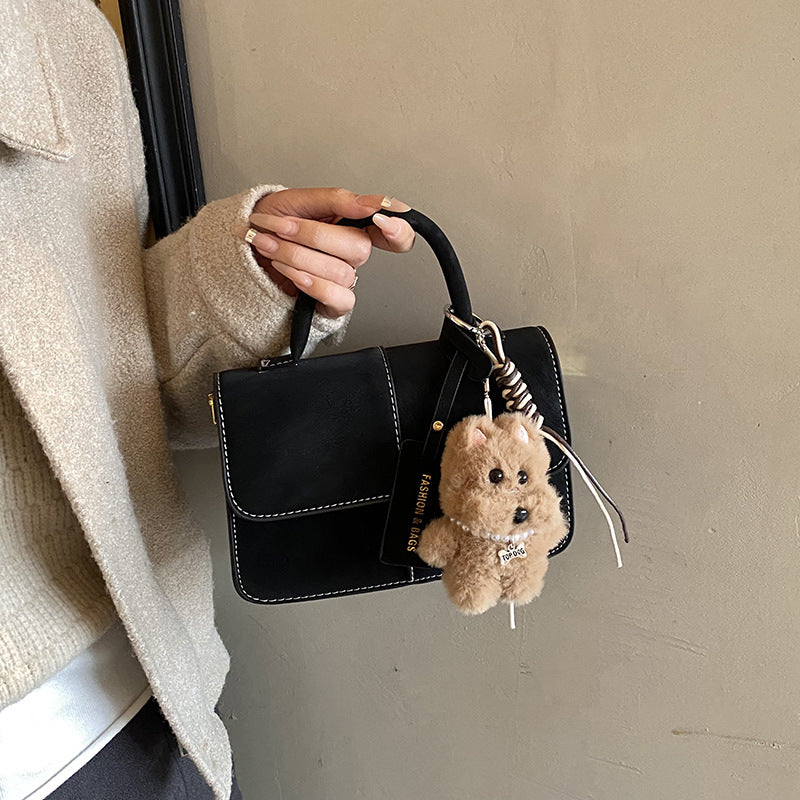 Mini sac carré maté vue face