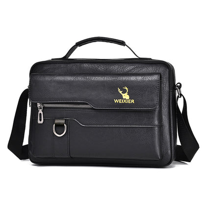 Sac messager marron classique