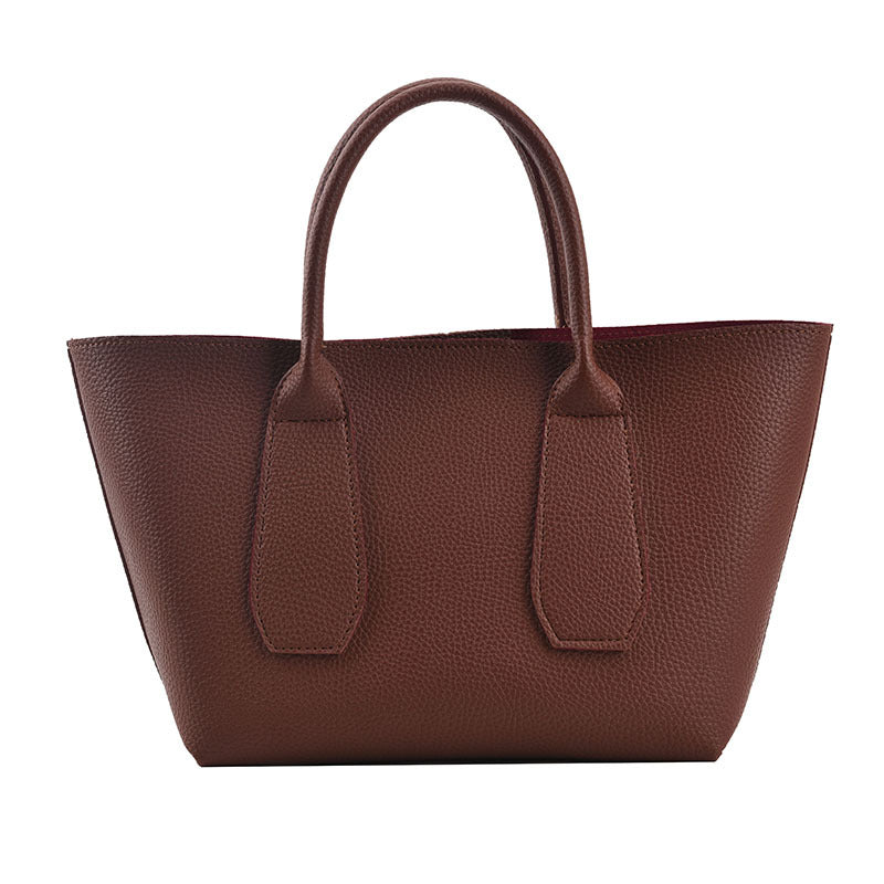 Tote PU noir car suture Domitille Vogalia Paris