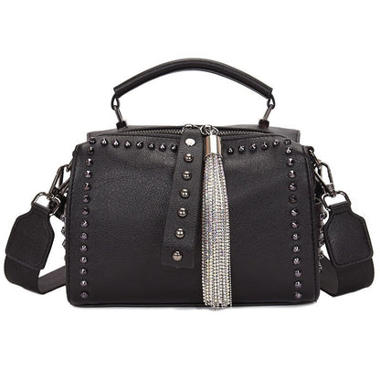 Sac crossbody large bandoulière noir grande capacité