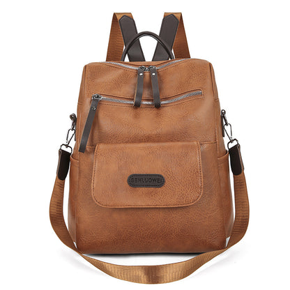 Sac dos PU voyage vue profil