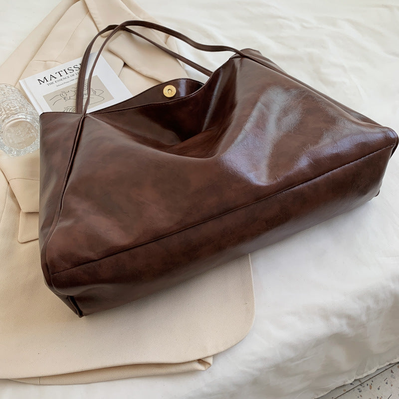 Sac seau portable à la mode rétro décontracté pour femme